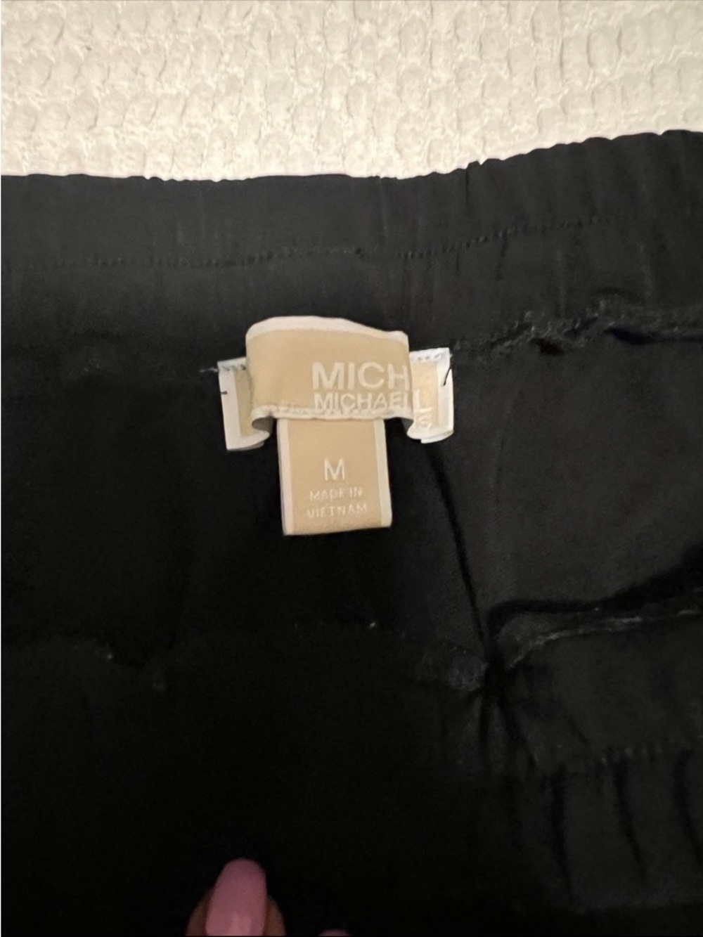 Michaels Black Wide-Leg Pull-On Pants - Picture 3 of 4